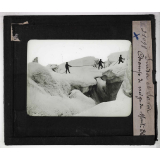 Glaciers. Champ de neige du Mont-Blanc.