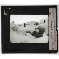 Glaciers. Champ de neige du Mont-Blanc.