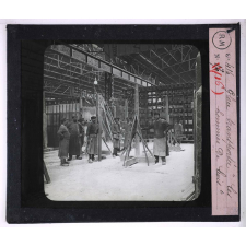 La Fabrication des glaces. Glace transportée, les hommes de bois.