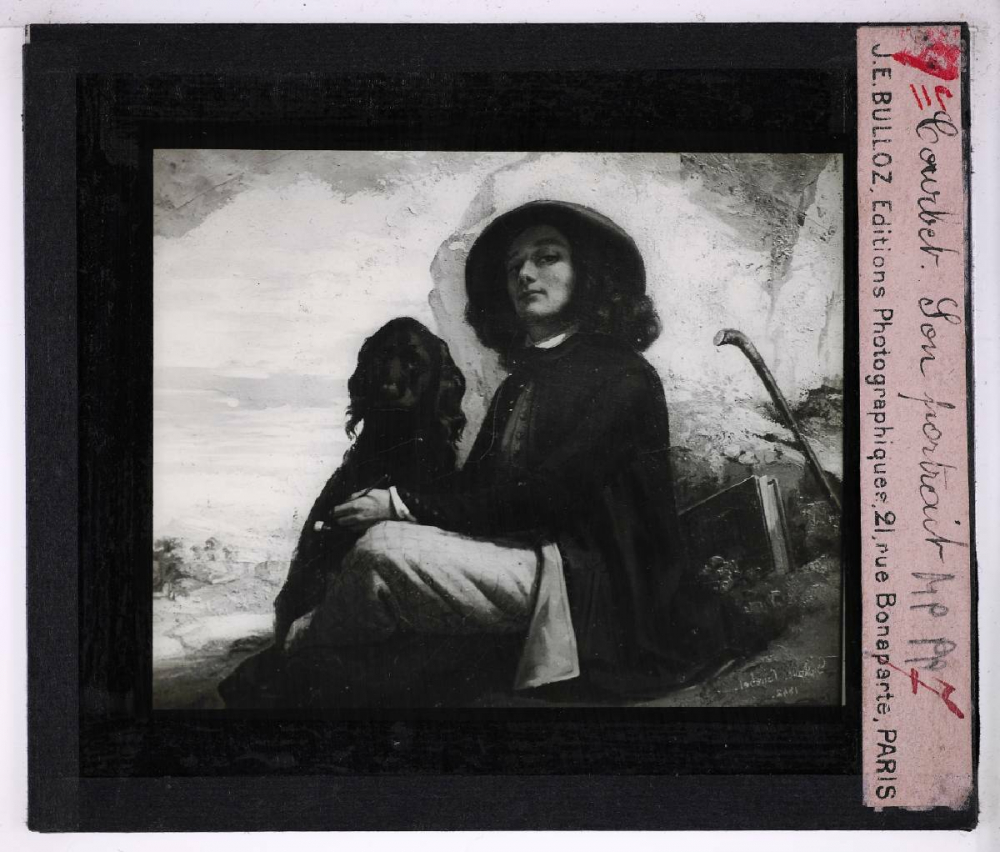 Le Palais des Beaux-Arts de la ville de Paris. Peintures et sculptures modernes. Courbet. Son portrait.