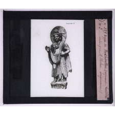 Le Bouddhisme. Type de Bodhisattva (aspirant Bouddha) indo-grec (statue originaire).