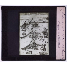 L'Armée à l'époque de Louis XIV. Pièces d'artillerie.