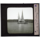 Suisse, montagnes, lacs. Barque sur le lac de Genève.