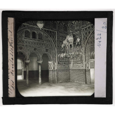 Espagne-Andalousie, côte méditerranéenne. Alcazar de Séville. Salon des Ambassadeurs. 