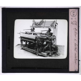 Le Tissage (premiers éléments). Métier à boîtes révolver.