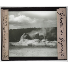 Géographie divers. Grotto Geyser, Yellowstone, Colorado. Grotte du Geyser.