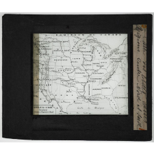 Etats-Unis. Régions centre, Nord et Sud. Carte.