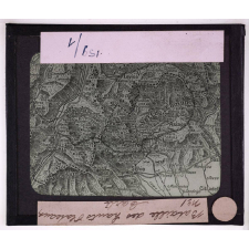 Villes martyres. Bataille des hauts plateaux. Carte.
