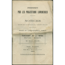 Industrie de la bière. Malterie-brasserie. Notices sur les vues.