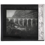 Midi de la France. Nice, les gorges du Loup (Viaduc). 