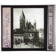 Vallée du Rhin. Köln Aposteln. Cologne. Église des Apôtres.