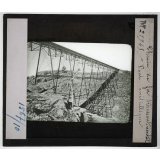 Etats-Unis Ouest. Chemin de fer transcontinental. Pont métallique.