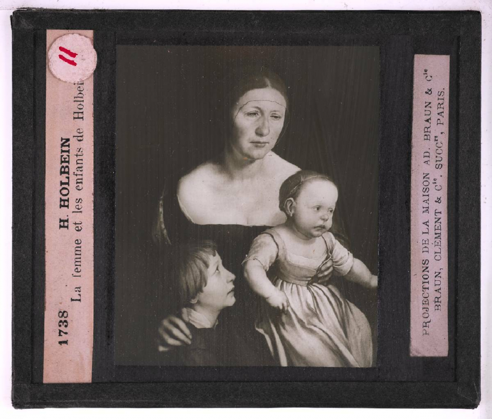 La Peinture allemande et la peinture anglaise. H. Holbein. La femme et les enfants de Holbein.