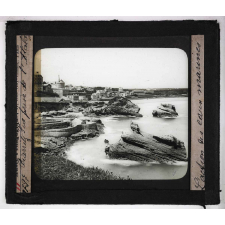 L'Action des eaux marines. Biarritz, Vue prise de l'Attalaye.
