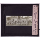 La Vie de Paris au XVIIè siècle. La vie religieuse : Procession le long de la rue Neuve Notre-Dame.