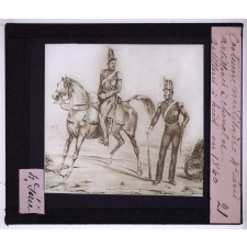 Le Costume militaire en France. 4ème série. Artillerie à cheval et artilleur à pied en 1840.