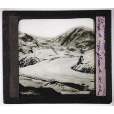 L'Action des glaciers. Champ de neige : glaciers du Mt Rose. 