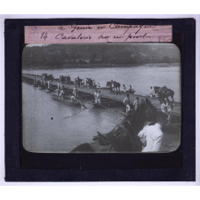 Le Génie en campagne. Cavalerie sur un pont.