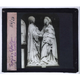 La Sculpture française d'après le musée de moulages du Trocadéro. I. Avant le XVIe siècle. Troyes. Eglise Saint-Jean. La Visitation.