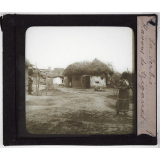 La Serbie. Maisons de Tziganes.
