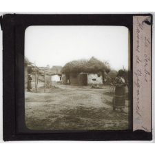 La Serbie. Maisons de Tziganes.
