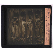 La Cathédrale de Strasbourg. Statues de vertus.