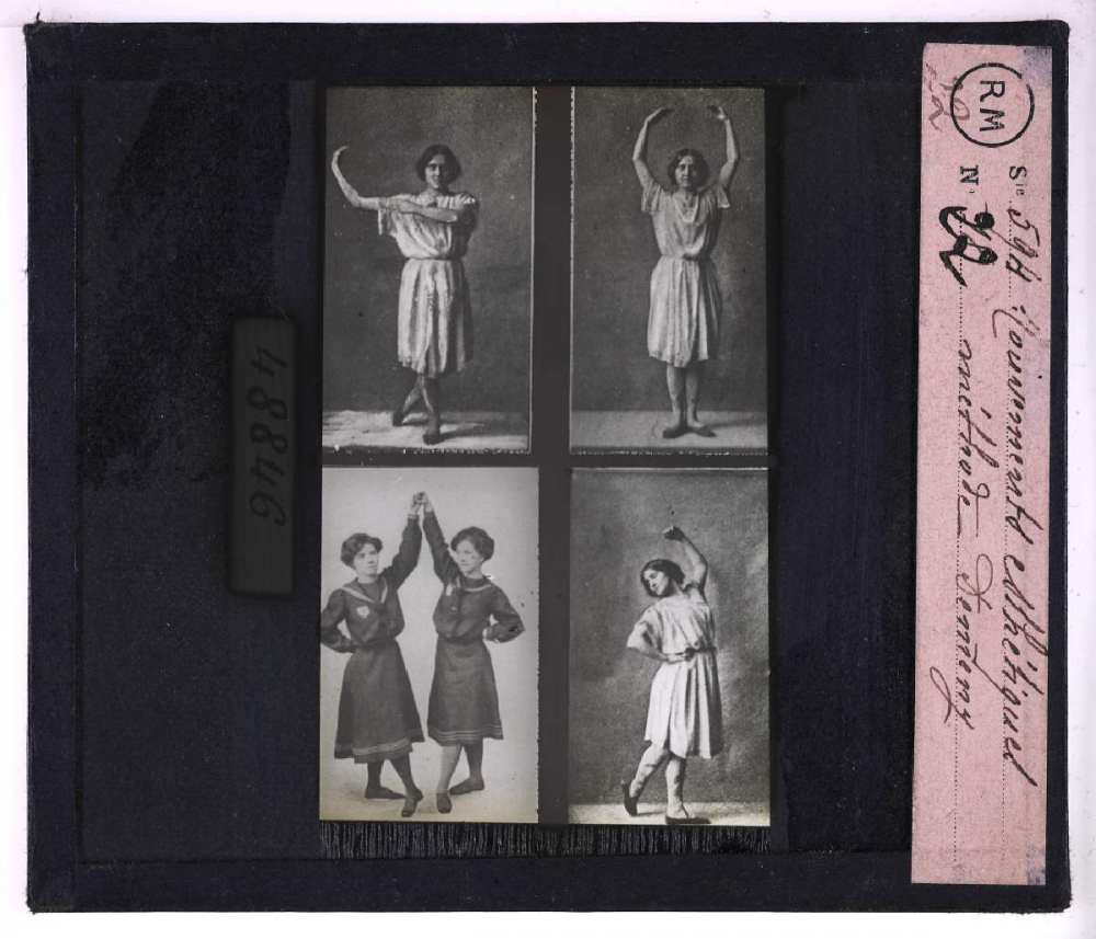 Education physique. La gymnastique. Mouvements esthétiques, méthode Demeny.