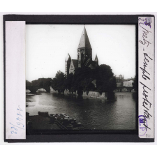 Pays messin. Metz. Temple protestant.