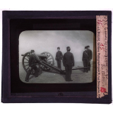 L'Artillerie à travers les âges. Canon de campagne de 90, en batterie.