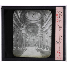Rome. Église du Gesu, Intérieur.