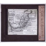 Guerre des Boërs. Carte de l'Afrique du Sud.