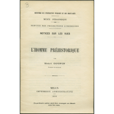 L'Homme préhistorique. Notices sur les vues.