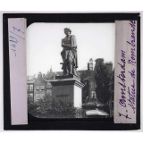 La Hollande. Amsterdam, statue de Rembrandt.