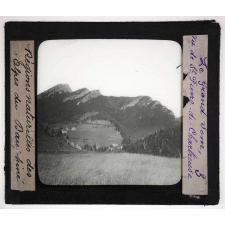 Les Régions naturelles des Alpes du Dauphiné. Le Grand Som, vu de Saint-Pierre-de-Chartreuse.
