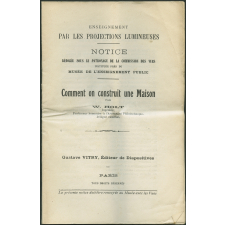 Comment on construit une maison. Notices sur les vues.