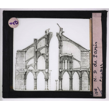 Notre-Dame de Paris. Coupes.