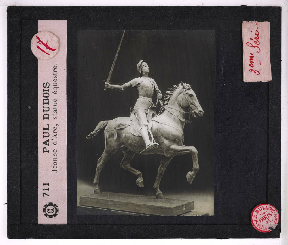 La Sculpture française au XIXe siècle. Paul Dubois. Jeanne d'Arc, statue équestre.