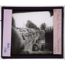 De la Somme à l'Aisne. L'ancien front, septembre 1914- mars 1917. Pont fortifié. Berry-au-Bac.