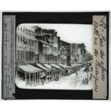 Etats-Unis. Cœur des affaires, vieille rue des Châtaigniers. Chestnut street, west from 2nd street, 1843.