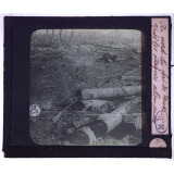 Verdun en février-mars 1916 (en arrière de la bataille). Au nord du fort de Vaux, après les attaques allemandes.