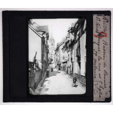Bretagne, bassin de Rennes. 1e série : Rennes : La Rue et l'église Sainte-Mélanie.