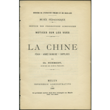 La Chine. Pékin. Armée chinoise. Supplices. Notices sur les vues.