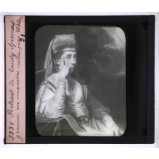 Histoire de la gravure. Portrait de Laidy Spences. Gravure en manière noire par Watson.