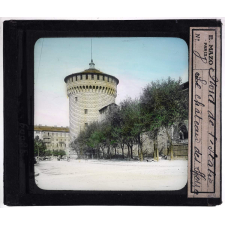 Nord de l'Italie. Le Château des Sforza.