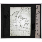 Les Iles. Carte. Ile Terre neuve.