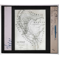Le Pérou moderne. Carte du Pérou.