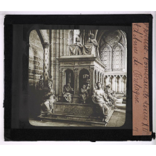 La Basilique de Saint-Denis. Tombeau de Louis XII et d'Anne de Bretagne.