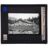 Vosges, Plateau lorrain, Alsace. Ferme lorraine.