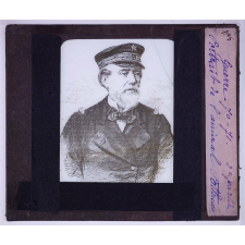 Guerre de 1870 -1ère et 2ème parties. Portrait de l'amiral Pothuau.