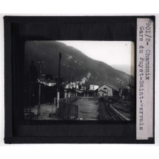 Chamonix et la vallée de l'Arve. Gare du Fayet- Saint-Gervais.